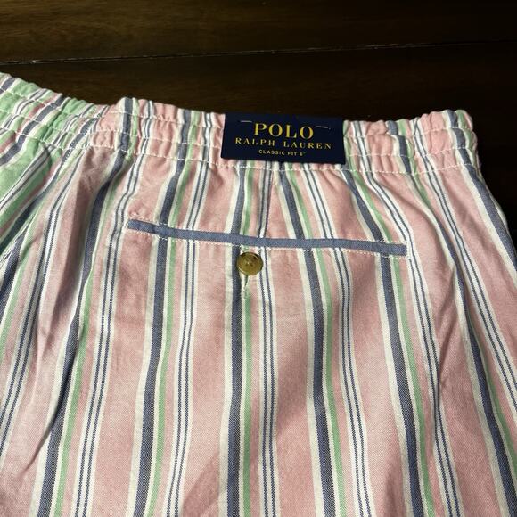 Polo Ralph Lauren Men's XXLMulti Stripe Prepster Classic Fit 6" Chino Shorts NWT - Picture 1 of 5